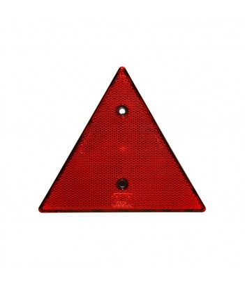 CATADIOTTRO ROSSO TRIANGOLARE CON FORI CONFEZIONE 25PZ