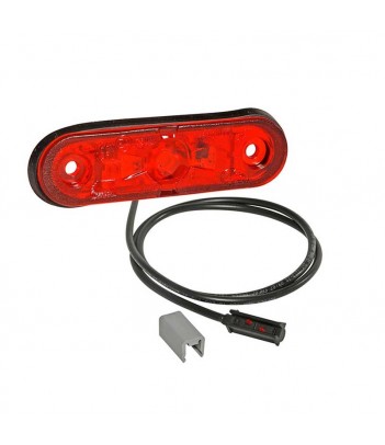 POSIPOINT 2 LED ROSSO 12/24V CAVO 0,5M P&R