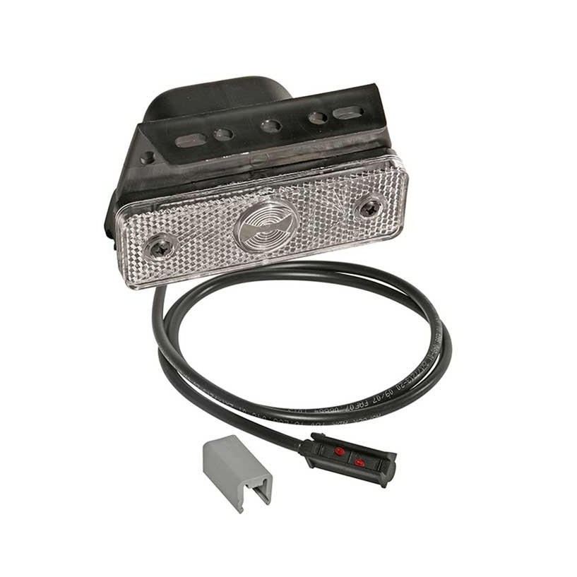 FLATPOINT 1 LED BIANCO 24V CAVO 0,5M P&R CON STAFFA E PROTEZIONE FLATPOINT 1 LED BIANCO 24V CAVO 0,5M P&R CON STAFFA E PROTEZIONE