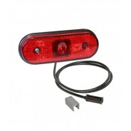 UNIPOINT LED ROSSO 24V CAVO 0,5M P&R