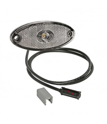 FLATPOINT 2 DA INCASSO LED BIANCO 24V CAVO 0,5M P&R