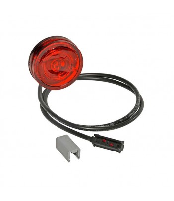 MONOPOINT 2 ROSSO BASSO 12/24V CAVO 0,5M P&R