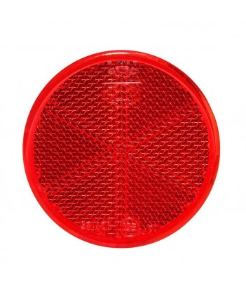CATADIOTTRO ROSSO TONDO 60MM ADESIVO CONFEZIONE 25PZ