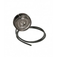 FLATPOINT 2 LED BIANCO 24V CAVO 0,5M P&R CON STAFFA 90°