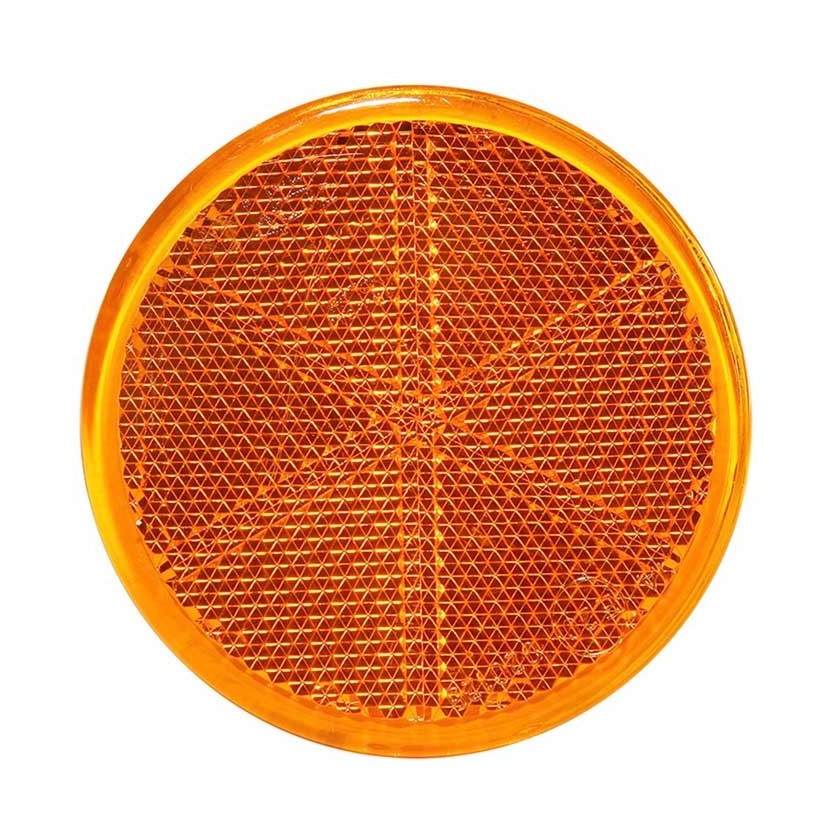 CATADIOTTRO ARANCIONE TONDO 60MM ADESIVO CONFEZIONE 25PZ CATADIOTTRO ARANCIONE TONDO 60MM ADESIVO CONFEZIONE 25PZ