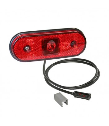UNIPOINT LED ROSSO 24V CAVO 0,5M P&R