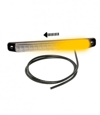 LINEPOINT 2 LED INDICATORE DI DIREZIONE DINAMICO SINISTRO 12/24V CAVO 0,5M