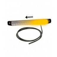 LINEPOINT 2 LED INDICATORE DI DIREZIONE DINAMICO SINISTRO 12/24V CAVO 0,5M LINEPOINT 2 LED INDICATORE DI DIREZIONE DINAMICO SINISTRO 12/24V CAVO 0,5M