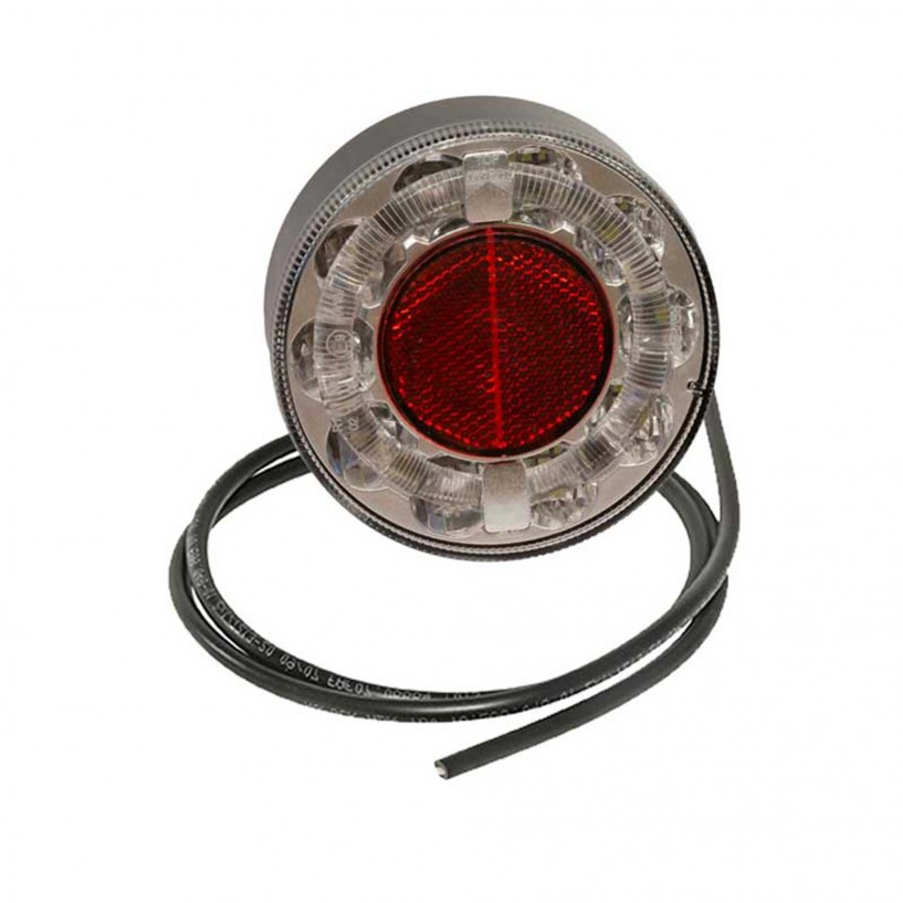 LUCE LATERALE ARANCIONE LED TONDA 12/24V LUCE LATERALE ARANCIONE LED TONDA 12/24V