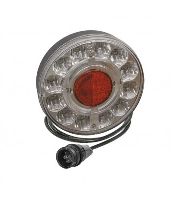 BRASPOINT 140 LED POSIZIONE RETROMARCIA/RETRONEBBIA 12/24V CONNETTORE ASPĂCK