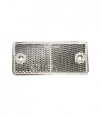 CATADIOTTRO BIANCO RETTANGOLARE 90X40MM CONFEZIONE 25PZ