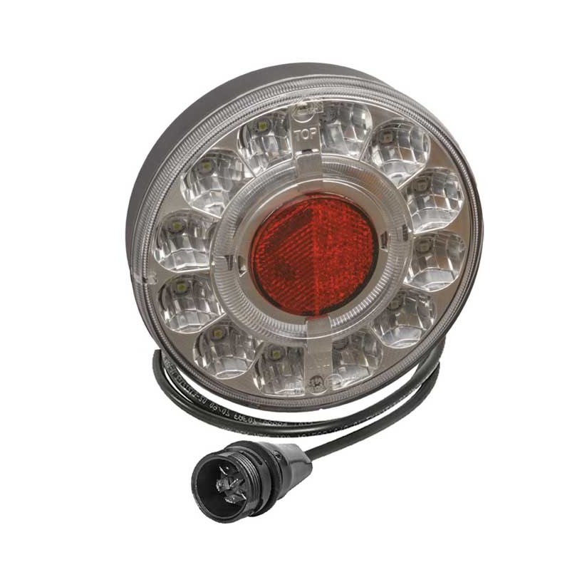 BRASPOINT 140 LED POSIZIONE RETROMARCIA/RETRONEBBIA 12/24V CONNETTORE ASPÖCK