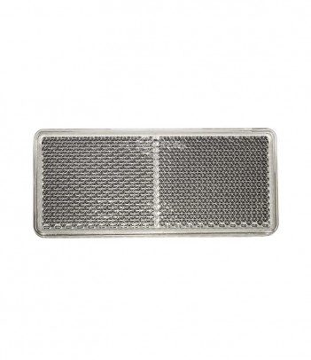 CATADIOTTRO RETTANGOLARE BIANCO 90x40MM ADESIVO CONFEZIONE 25PZ