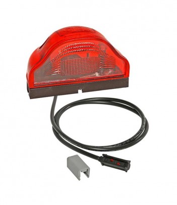 REGPOINT 1 CON LUCE DI POSIZIONE ROSSA 24V CAVO 0,5M