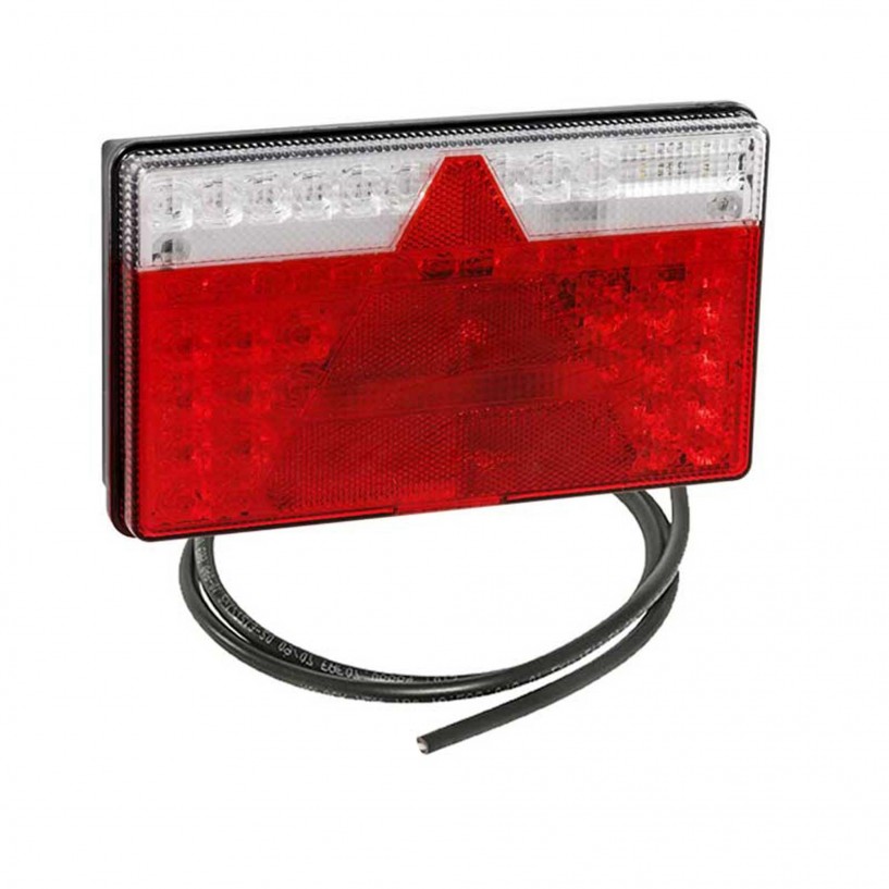 MULTILED 2 ALTO DESTRO 12/24V CON LUCE TARGA ASPÖCK MULTILED 2 ALTO DESTRO 12/24V CON LUCE TARGA ASPÖCK