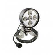 LAMPEGGIANTE ALTO ASPOCK LAMPADINA 12/24V ATTACCO 3 VITI SPIA MAGNETICA