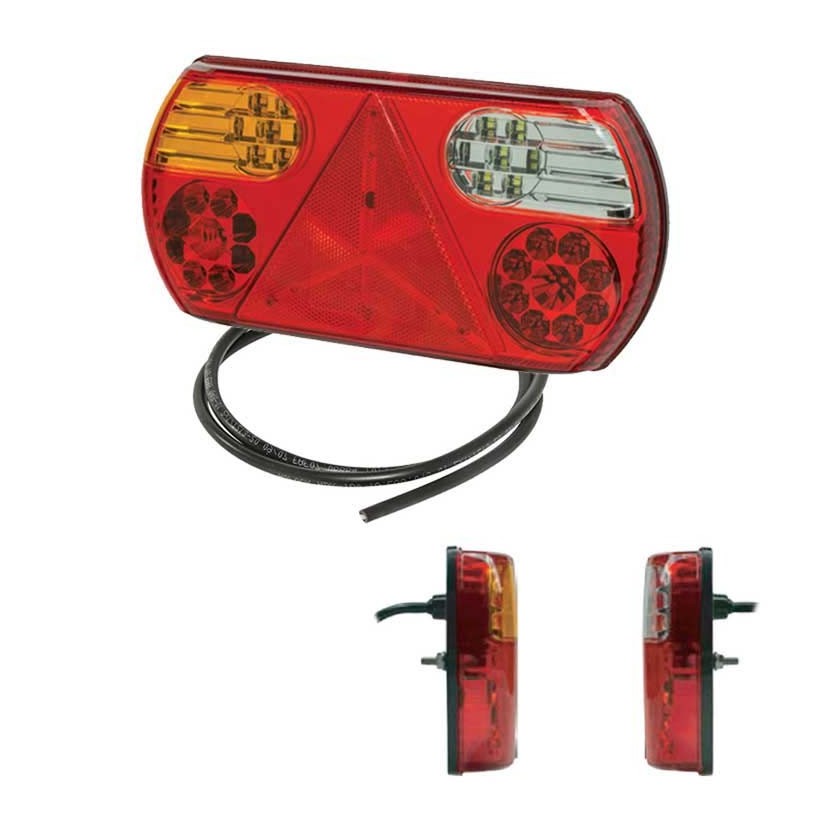 FANALE SINISTRO LED 12-24V CON TRIANGOLO