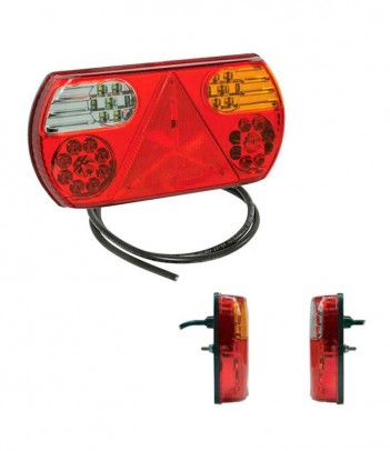 FANALE DESTRO LED 12-24V CON TRIANGOLO