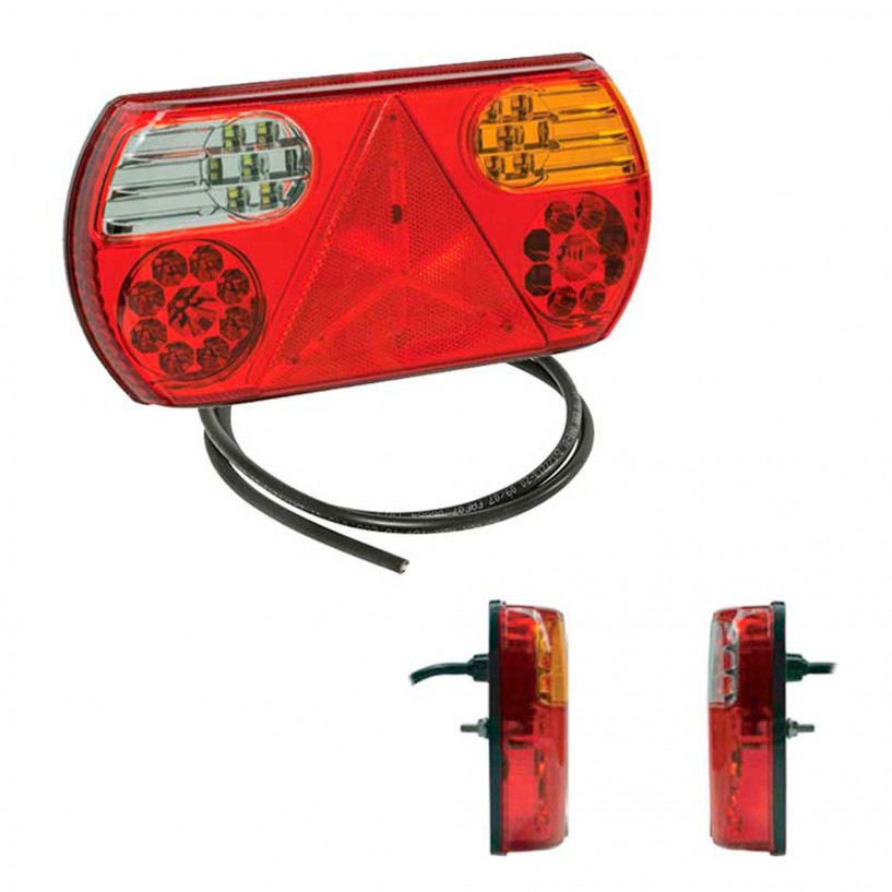 FANALE DESTRO LED 12-24V CON TRIANGOLO