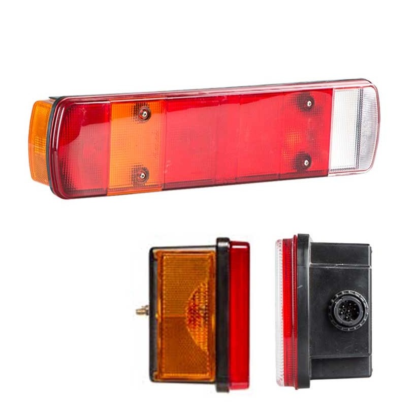 FANALE 7 FUNZIONI SINISTRO CON LUCE TARGA APPLICAZIONE SCANIA SERIE R