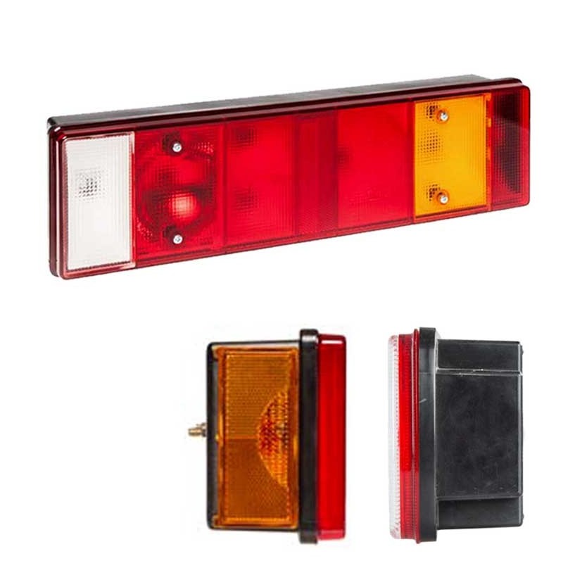 FANALE 7 FUNZIONI SINISTRO CON LUCE TARGA APPLICAZIONE DAF