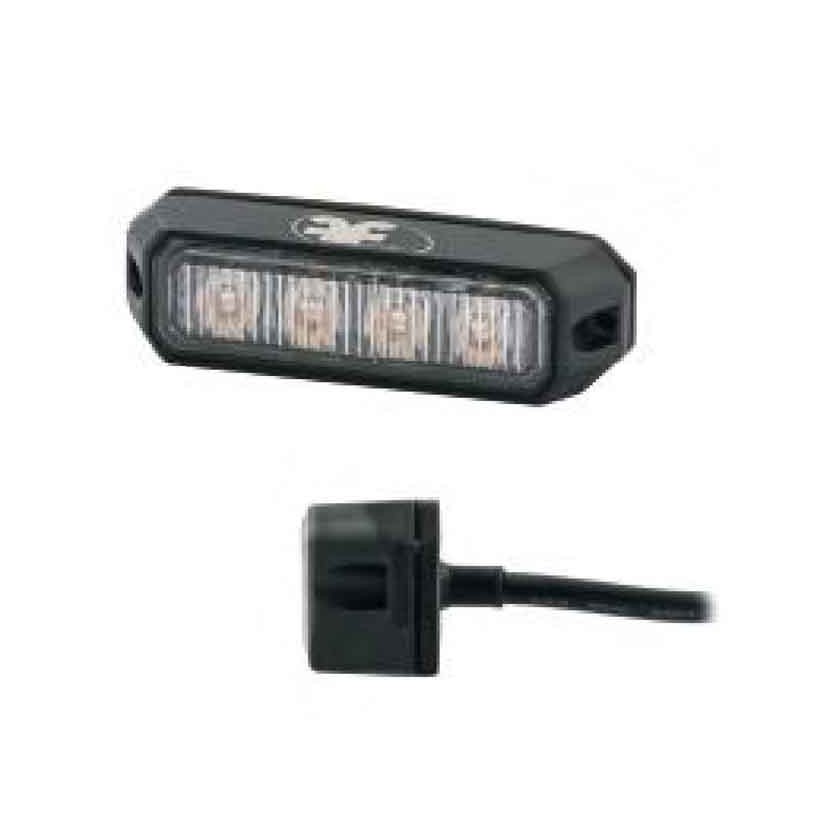 STROBO AMBRA 4 LED 10-30V CAVO 0,1