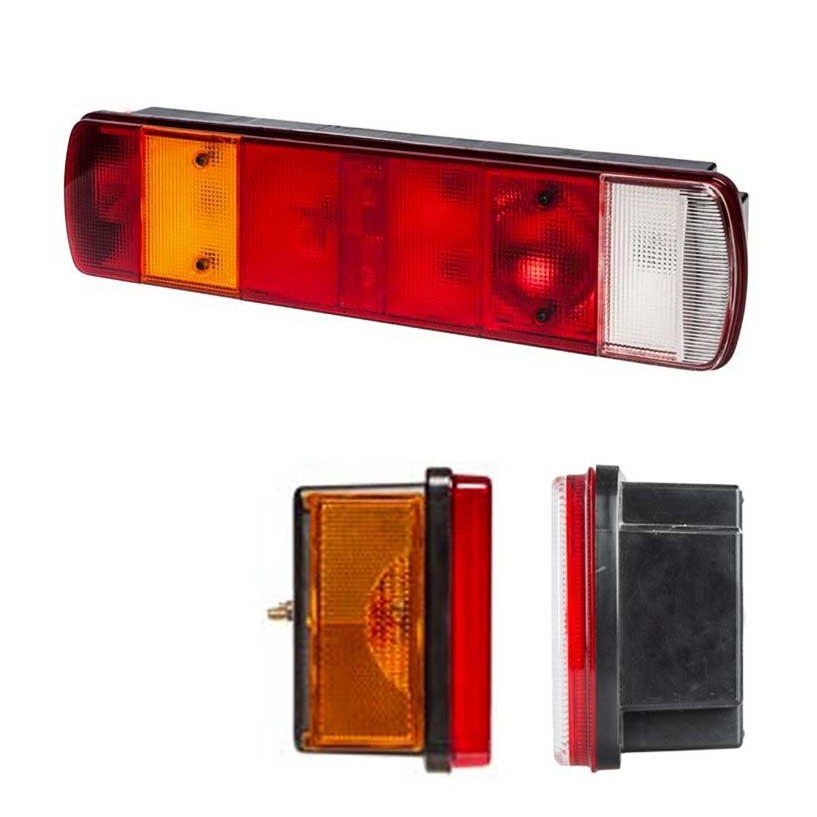 FANALE 7 FUNZIONI SINISTRO CON LUCE TARGA APPLICAZIONE SCANIA