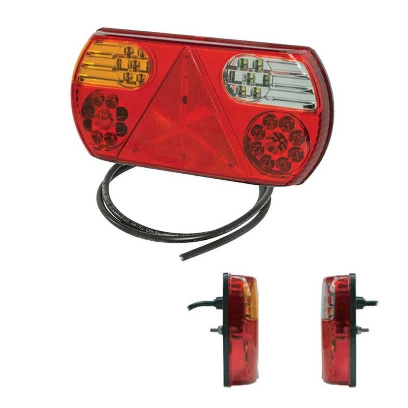 FANALE SINISTRO LED 12-24V CON TRIANGOLO FANALE SINISTRO LED 12-24V CON TRIANGOLO