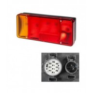 FANALE SINISTRO CON RETRONEBBIA APPLICAZIONE EUROCARGO/DAILY IVECO 10 POLI