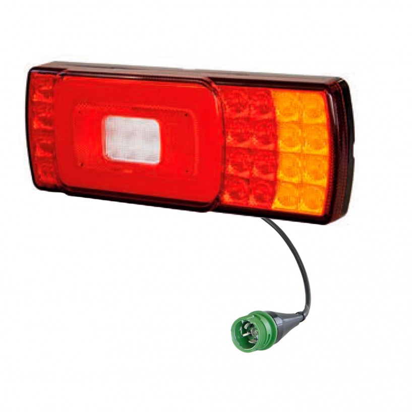 FANALE MOTRICE 6 FUNZIONI DESTRO CAVO 0,3M CONNETTORE 7 POLI