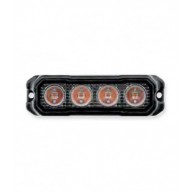 STROBEFAB 1 SLIM 4 LED AMBRA