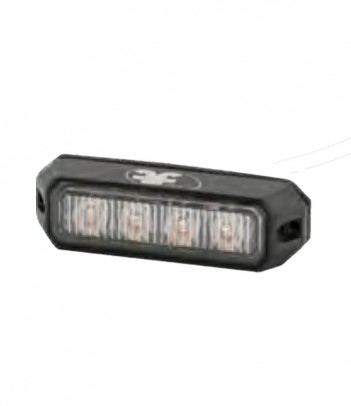 STROBO AMBRA 4 LED 10-30V CAVO 0,1