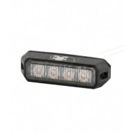 STROBO AMBRA 4 LED 10-30V CAVO 0,1