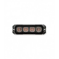 STROBO AMBRA 4 LED 10-30V CAVO 0,1