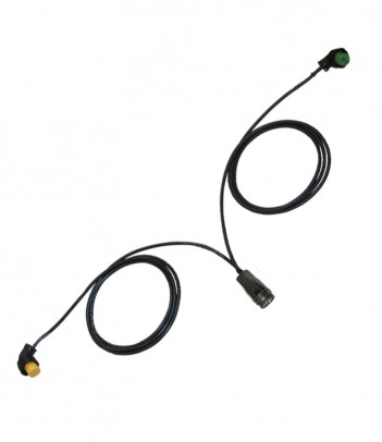 CABLAGGIO POSTERIORE CON 2 CAVI DA 2,5 M E 2 CONNETTORI 7 POLI ASS2