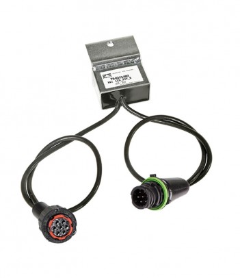 ASSORBITORE LED PER FUNZIONI POSIZIONE STOP E FRECCIA 24V CON CONNETTORE 7 POLI AMP