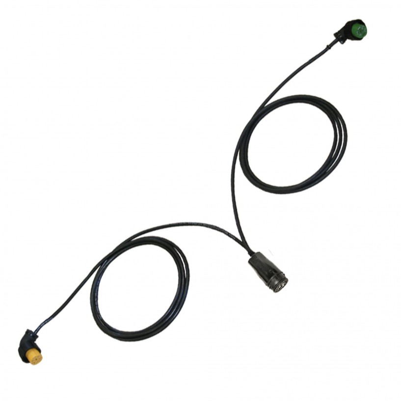 CABLAGGIO POSTERIORE CON 2 CAVI DA 2,5 M E 2 CONNETTORI 7 POLI ASS2