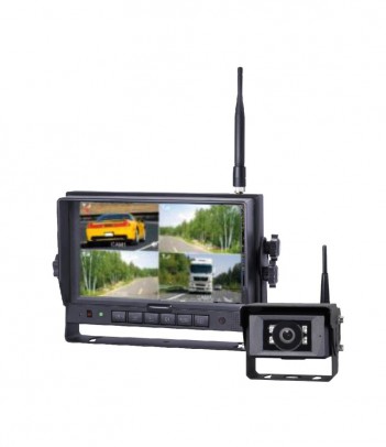 KIT VIDEO WIRELESS MONITOR QUAD 7"