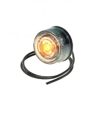 PRO-PENNY LED LATERALE ARANCIONE LENTE TRASPARENTE 12/24V ADESIVO