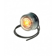 PRO-PENNY LED LATERALE ARANCIONE LENTE TRASPARENTE 12/24V ADESIVO