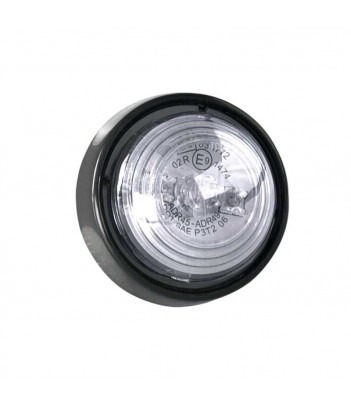 LUCE POSIZIONE BIANCA LED TONDA 12/24V