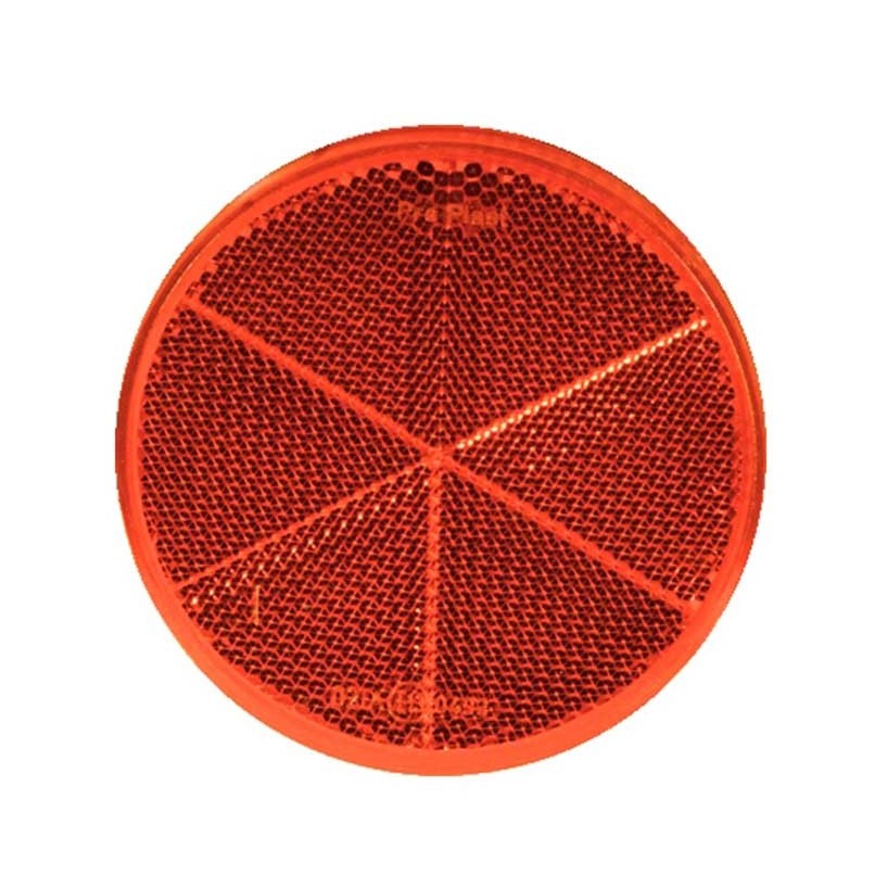 CATADIOTTRO TONDO ROSSO 80MM CONFEZIONE 25PZ CATADIOTTRO TONDO ROSSO 80MM CONFEZIONE 25PZ