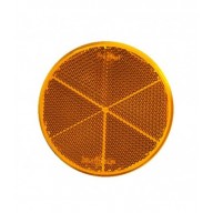 CATADIOTTRO TONDO ARANCIONE 80MM CONFEZIONE 25PZ