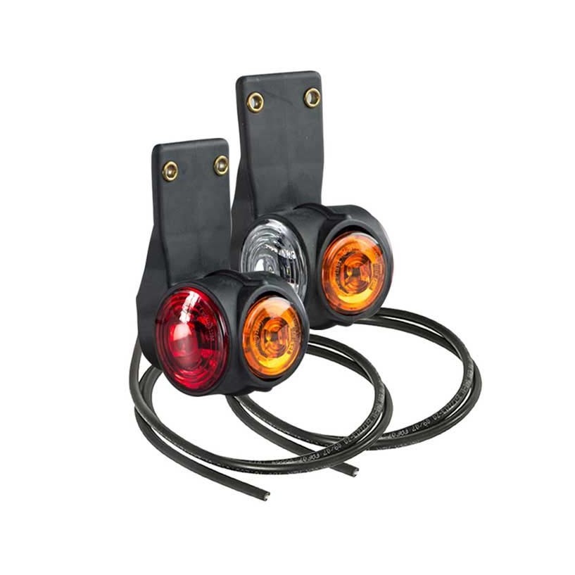 COPPIA PRO-SUPERPOINT 3 LED 24V CON STAFFA COPPIA PRO-SUPERPOINT 3 LED 24V CON STAFFA
