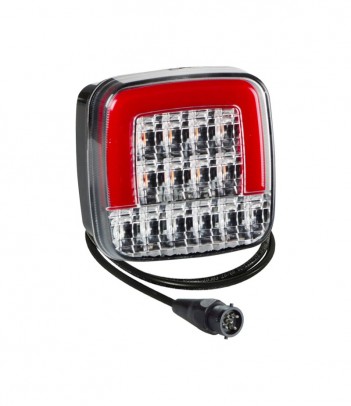 PRO-SQUARE 3F LED 12V CAVO 0,5M CONNETTORE 5 POLI E LCG