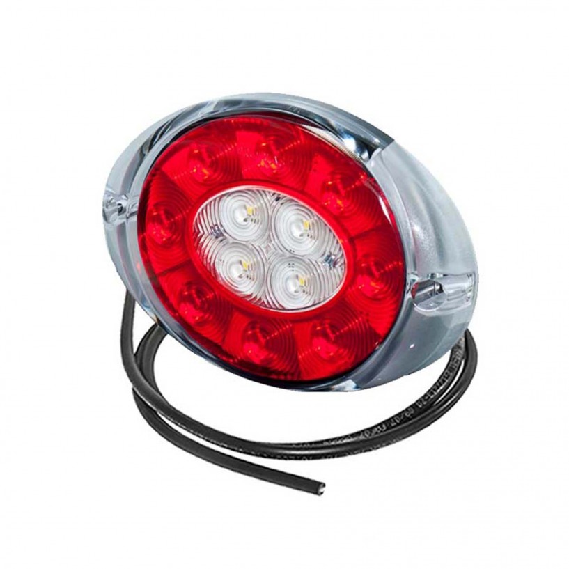 PRO-OVAL LED 2 FUNZIONI RETRONEBBIA E RETROMARCIA 12/24V