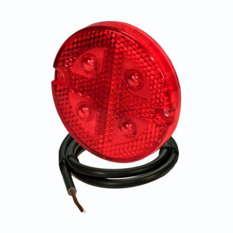 PRO-BUTTON 12/24V ROSSO CAVO 0,5M.