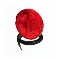 PRO-BUTTON 12/24V ROSSO CAVO 0,5M.