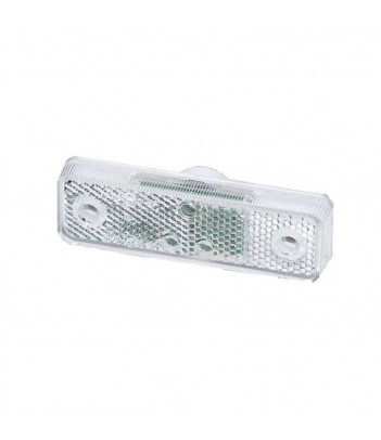 LUCE POSIZIONE LED BIANCA RETTANGOLARE 24V PG