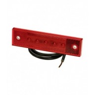 PRO-SUPER-FLAT ROSSO LED 12/24V CAVO 0,5M